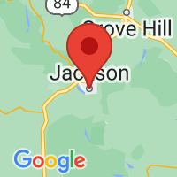 Map of Jackson, AL US